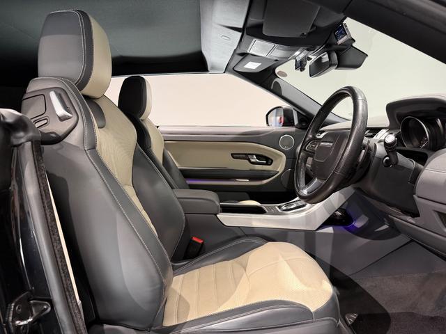 レンジローバーイヴォークコンバーチブル HSEダイナミック 白黒コンビレザー/ブラックパック/ラグジュアリーシートパック/ラグジュアリーパック/ACC/コールドクライメイトコンビニエンスパック/MERIDANサウンド/20AW/ベンチレーション/ドラレコ(12枚目)