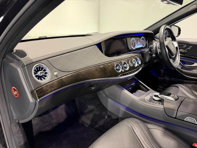 Sクラス S63 ロング マンソリ―フルエアロ/カーボンボンネット/マンソリ―22AW/ベンチレーション/サンルーフ/黒革/シートヒーター/ナイトビジョン/360°カメラ/純正ナビTV/ETC/(18枚目)