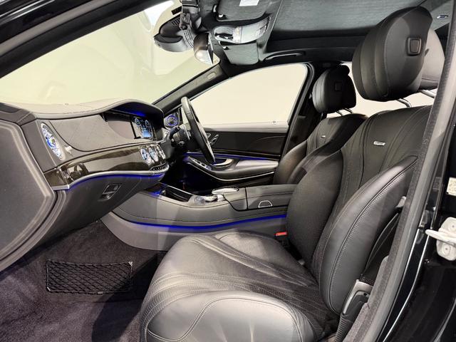 Sクラス S63 ロング マンソリ―フルエアロ/カーボンボンネット/マンソリ―22AW/ベンチレーション/サンルーフ/黒革/シートヒーター/ナイトビジョン/360°カメラ/純正ナビTV/ETC/(19枚目)