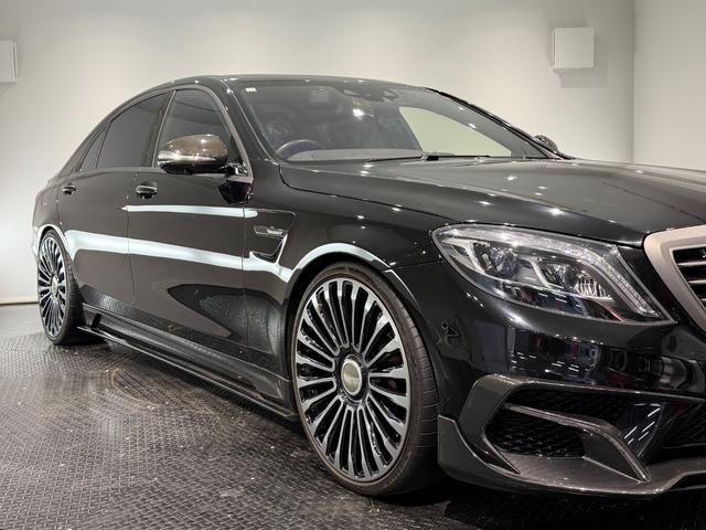 Sクラス S63 ロング マンソリ―フルエアロ/カーボンボンネット/マンソリ―22AW/ベンチレーション/サンルーフ/黒革/シートヒーター/ナイトビジョン/360°カメラ/純正ナビTV/ETC/(66枚目)