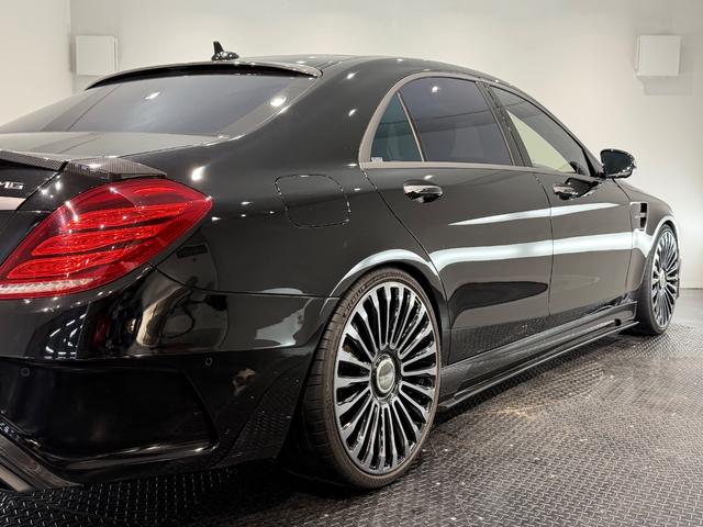 Sクラス S63 ロング マンソリ―フルエアロ/カーボンボンネット/マンソリ―22AW/ベンチレーション/サンルーフ/黒革/シートヒーター/ナイトビジョン/360°カメラ/純正ナビTV/ETC/(70枚目)