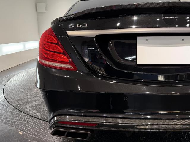 Sクラス S63 ロング マンソリ―フルエアロ/カーボンボンネット/マンソリ―22AW/ベンチレーション/サンルーフ/黒革/シートヒーター/ナイトビジョン/360°カメラ/純正ナビTV/ETC/(71枚目)