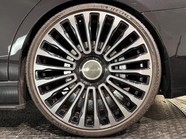 Sクラス S63 ロング マンソリ―フルエアロ/カーボンボンネット/マンソリ―22AW/ベンチレーション/サンルーフ/黒革/シートヒーター/ナイトビジョン/360°カメラ/純正ナビTV/ETC/(78枚目)