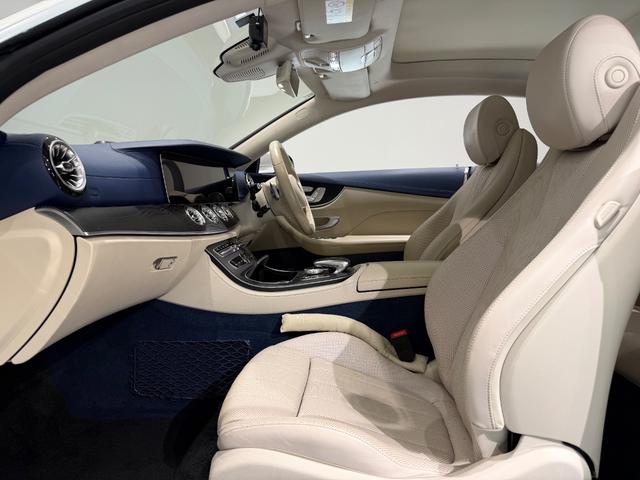 Ｅクラス Ｅ３００　クーペ　スポーツ　エクスクルーシブＰＫＧ／パナメリカーナグリル／白革／パノラミックスライディングルーフ／ベンチレーション／ブルメスター／リラクゼーション機能／エアバランスＰＫＧ／３６０°カメラ／ＥＴＣ／純正ナビＴＶ（21枚目）