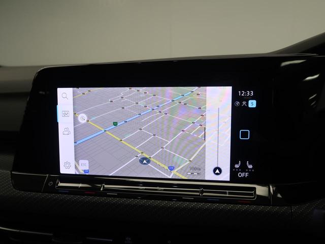 ゴルフ eTSI Rライン プラチナムエディション マイルドハイブリッド 純正ナビ バックモニター コーナーセンサー ACC IQヘッドライト 前席シートヒーター ステアリングヒーター スポーツサスペンション プログレッシブステアリング(7枚目)