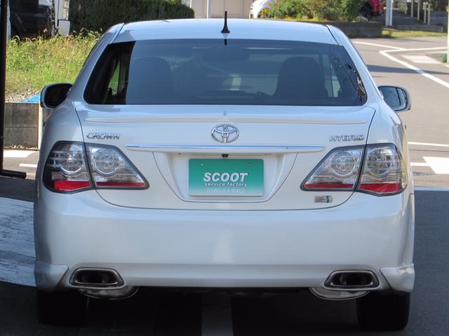 クラウンハイブリッド ベースグレード 車検令和9年7月まで スマートキー 純正18インチアルミ 純正HDDナビ テレビ ETC ドラレコ シートヒーター&クーラー クルーズコントロール 電動リヤカーテン イージークローザドア(3枚目)