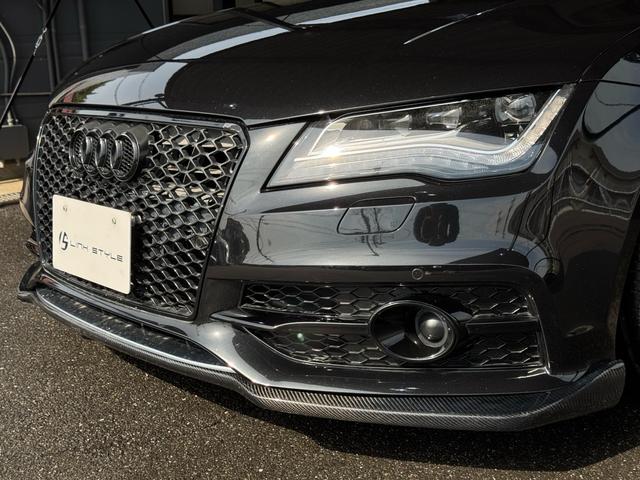 Ａ７スポーツバック ３．０ＴＦＳＩクワトロ　正規ディーラー車　右Ｈ　カーボンフロントスポイラー　ＢＣフォージド２１インチホイール　ダウンサスペンション　オレンジゴールドブレーキキャリパー　社外４本出しマフラー　カーボンリアスポイラー（34枚目）