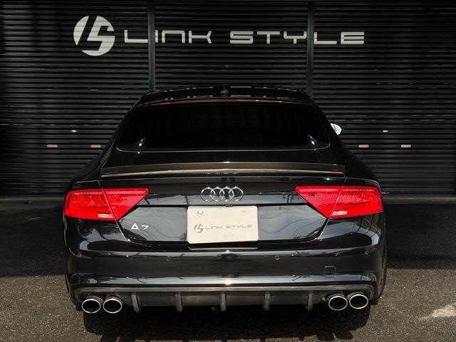Ａ７スポーツバック ３．０ＴＦＳＩクワトロ　正規ディーラー車　右Ｈ　カーボンフロントスポイラー　ＢＣフォージド２１インチホイール　ダウンサスペンション　オレンジゴールドブレーキキャリパー　社外４本出しマフラー　カーボンリアスポイラー（36枚目）
