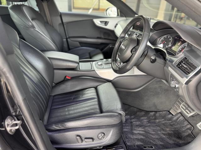 Ａ７スポーツバック ３．０ＴＦＳＩクワトロ　正規ディーラー車　右Ｈ　カーボンフロントスポイラー　ＢＣフォージド２１インチホイール　ダウンサスペンション　オレンジゴールドブレーキキャリパー　社外４本出しマフラー　カーボンリアスポイラー（42枚目）