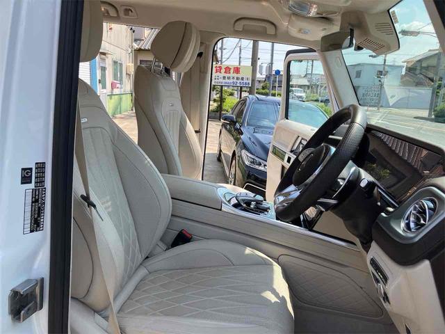 Ｇクラス Ｇ６３ＡＭＧ　４ＷＤ　ドライブレコーダー　フロントカメラ　クリアランスソナー　オートクルーズコントロール　レーンアシスト　パワーシート　オートライト　アルミホイール　スマートキー　アイドリングストップ（23枚目）