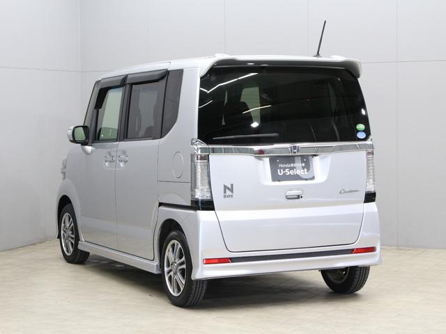 Ｎ－ＢＯＸカスタム Ｇ・Ｌパッケージ　ワンオーナー　禁煙車　メモリーナビ　フルセグ　ＣＤ　ＤＶＤ　音楽録音　ステアリングリモコン　リアカメラ　ＥＴＣ　両側パワースライドドア　オートエアコン　オートライト　ディスチャージライト　フォグライト（16枚目）