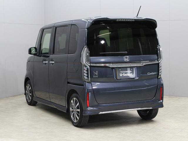 N-BOXカスタム L ワンオーナー 禁煙車 ワンセグTV Bluetooth リアカメラ ETC ステリモ クルコン シートヒーター 両側パワースライドドア 前後ソナーセンサー 電子パーキングブレーキ 大型ルーフコンソール(16枚目)