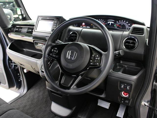 N-BOXカスタム L ワンオーナー 禁煙車 ワンセグTV Bluetooth リアカメラ ETC ステリモ クルコン シートヒーター 両側パワースライドドア 前後ソナーセンサー 電子パーキングブレーキ 大型ルーフコンソール(24枚目)