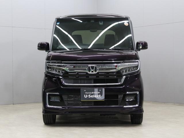 Ｎ－ＢＯＸカスタム Ｌターボ　ワンオーナー　禁煙車　４ＷＤ　ターボ　大型ルーフコンソール　電子パーキングブレーキ　シートヒーター　両側パワースライドドア　純正メモリーナビ　フルセグ　ＣＤ　ＤＶＤ　音楽録音　Ｂｌｕｅｔｏｏｔｈ（9枚目）