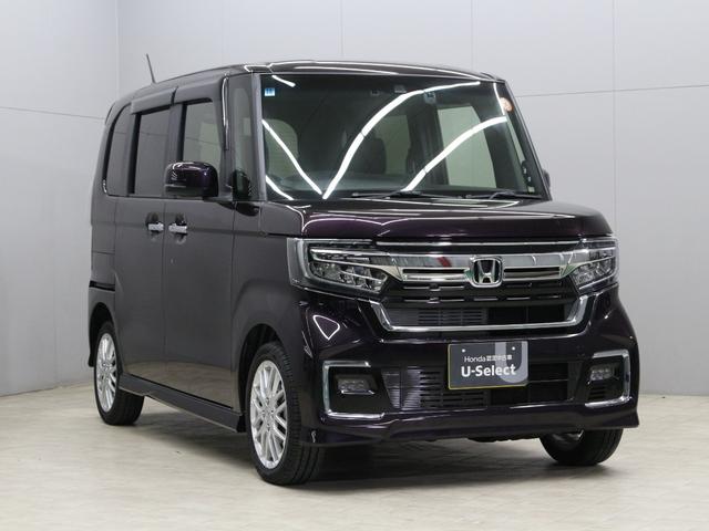Ｎ－ＢＯＸカスタム Ｌターボ　ワンオーナー　禁煙車　４ＷＤ　ターボ　大型ルーフコンソール　電子パーキングブレーキ　シートヒーター　両側パワースライドドア　純正メモリーナビ　フルセグ　ＣＤ　ＤＶＤ　音楽録音　Ｂｌｕｅｔｏｏｔｈ（10枚目）