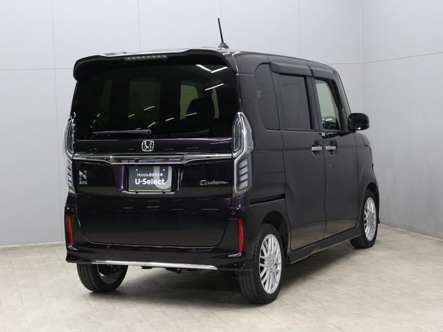 Ｎ－ＢＯＸカスタム Ｌターボ　ワンオーナー　禁煙車　４ＷＤ　ターボ　大型ルーフコンソール　電子パーキングブレーキ　シートヒーター　両側パワースライドドア　純正メモリーナビ　フルセグ　ＣＤ　ＤＶＤ　音楽録音　Ｂｌｕｅｔｏｏｔｈ（14枚目）