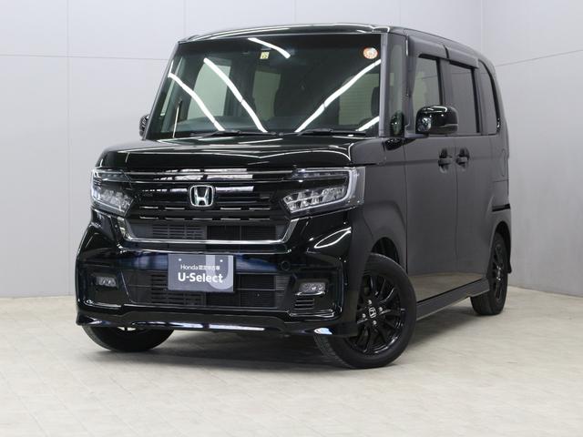 N-BOXカスタム Lスタイル+ブラック 禁煙車 純正8インチナビ フルセグ DVD CD 音楽録音 Bluetooth リアカメラ ETC 前後ドラレコ シートヒーター 両側パワースライドドア シートバックテーブル サイドエアバッグ(5枚目)