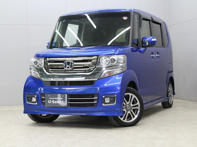 N-BOXカスタム GSSパッケージ 1オーナー 禁煙車 シートヒーター 純正メモリーナビ DVD CD フルセグ Bluetooth ステアリングリモコン ドライブレコーダー リアカメラ ETC 両側パワースライドドア 純正アルミ(5枚目)