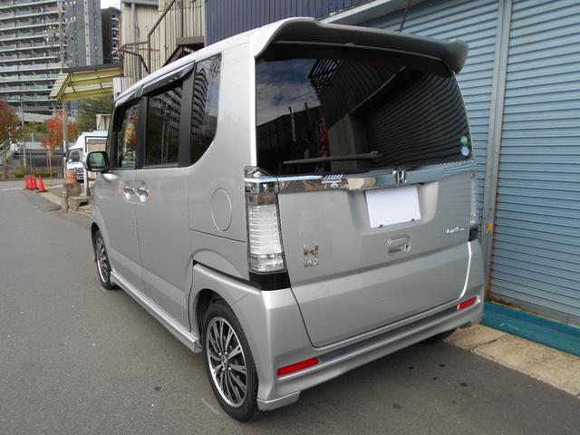N-BOXカスタム G ターボSSパッケージ 禁煙/ターボ/衝突軽減ブレーキ(あんしんパッケージ)/ナビ装備スペシャルパッケージ/両側電動スライドドア/ナビ/TV/Bカメラ/ETC/クルコン/オートリトラミラー/HID/15インチアルミ(3枚目)