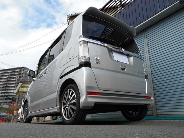 N-BOXカスタム G ターボSSパッケージ 禁煙/ターボ/衝突軽減ブレーキ(あんしんパッケージ)/ナビ装備スペシャルパッケージ/両側電動スライドドア/ナビ/TV/Bカメラ/ETC/クルコン/オートリトラミラー/HID/15インチアルミ(70枚目)