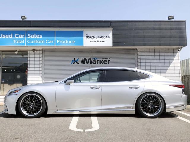 ＬＳ ＬＳ５００ｈ　バージョンＬ　新品２１アルミ　新品サスコン　３眼ＬＥＤヘッド　本革コンビステア　クルコン　パドル　マクレビ　ＢＳＭ　黒革ＰＷシート　フルセグＴＶ　デジタルミラー　Ｒシート可動　カーテン　ＰＷバックドア　全方位カメラ（49枚目）