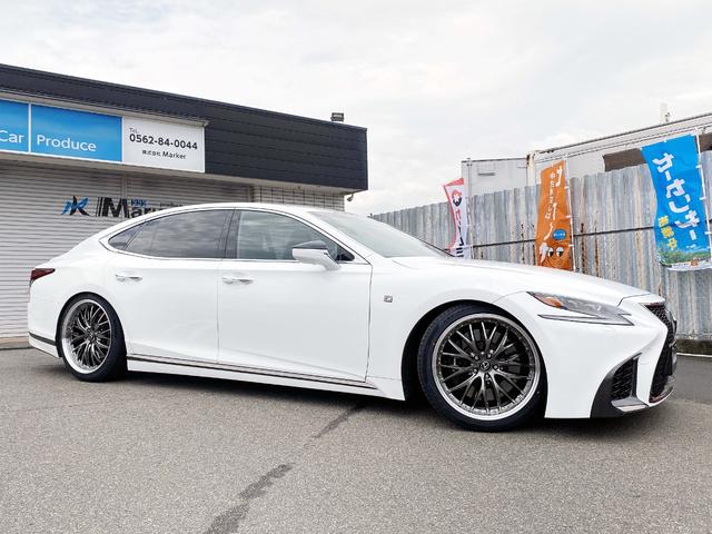 ＬＳ ＬＳ５００　Ｆスポーツ　新品２１ｉｎｃｈアルミ面一　新品サスコン　３眼ＬＥＤヘッド　黒革ＰＷシート　パドル　クルコン　ＨＵＤ　ＢＳＭ　フルセグＴＶ　Ｂｌｕｅｔｏｏｔｈ　レーダー　純正ドラレコ　ＰＷバック　全方位カメラ　ＥＴＣ（33枚目）