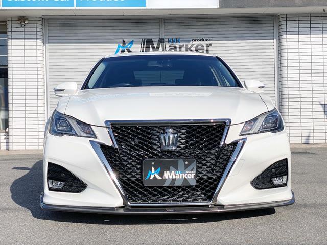 クラウン アスリートS-T SILKBLAZE現車デモカー 雑誌掲載車両 フルエアロF SD R ウイング RSR車高調Besti FAVORE20アルミ パドル クルコン フルセグTV Bluetooth Bカメラ ETC(2枚目)