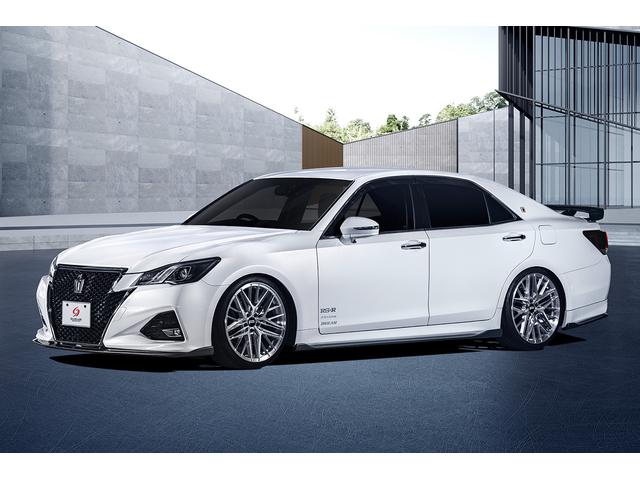 クラウン アスリートS-T SILKBLAZE現車デモカー 雑誌掲載車両 フルエアロF SD R ウイング RSR車高調Besti FAVORE20アルミ パドル クルコン フルセグTV Bluetooth Bカメラ ETC(19枚目)