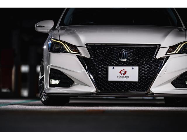 クラウン アスリートS-T SILKBLAZE現車デモカー 雑誌掲載車両 フルエアロF SD R ウイング RSR車高調Besti FAVORE20アルミ パドル クルコン フルセグTV Bluetooth Bカメラ ETC(20枚目)