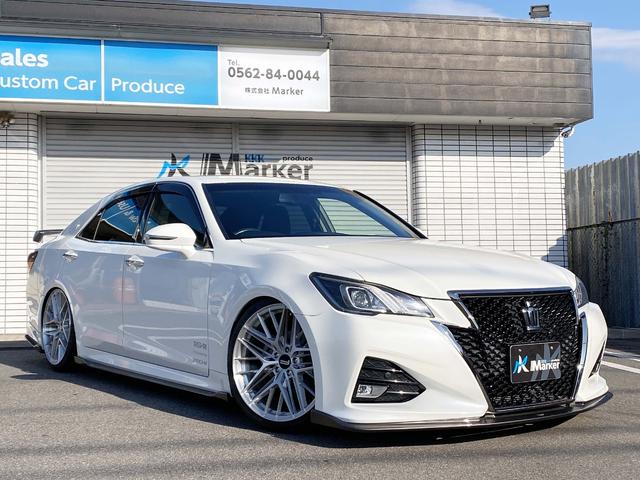クラウン アスリートS-T SILKBLAZE現車デモカー 雑誌掲載車両 フルエアロF SD R ウイング RSR車高調Besti FAVORE20アルミ パドル クルコン フルセグTV Bluetooth Bカメラ ETC(31枚目)
