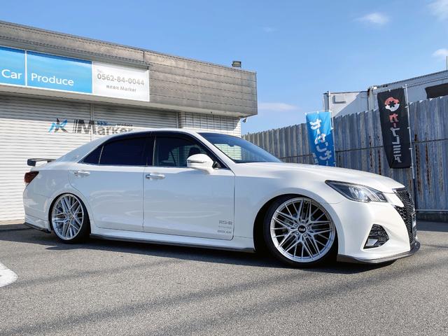 クラウン アスリートS-T SILKBLAZE現車デモカー 雑誌掲載車両 フルエアロF SD R ウイング RSR車高調Besti FAVORE20アルミ パドル クルコン フルセグTV Bluetooth Bカメラ ETC(33枚目)
