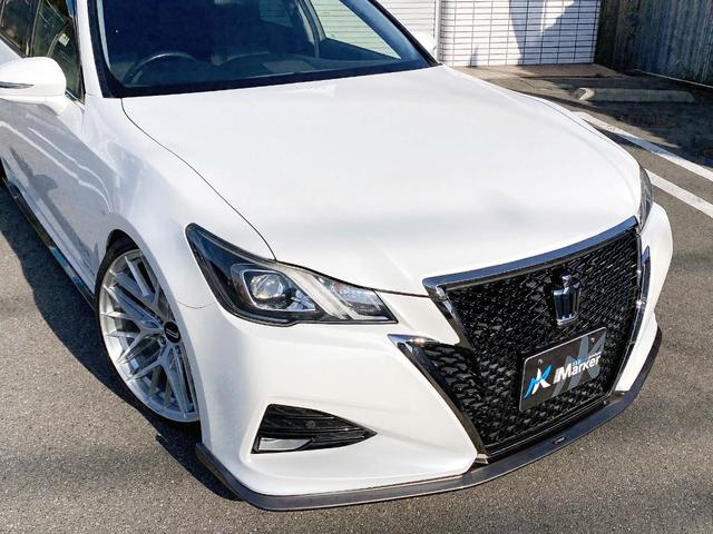 クラウン アスリートS-T SILKBLAZE現車デモカー 雑誌掲載車両 フルエアロF SD R ウイング RSR車高調Besti FAVORE20アルミ パドル クルコン フルセグTV Bluetooth Bカメラ ETC(35枚目)