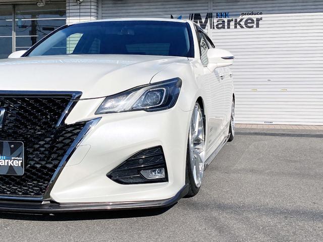 クラウン アスリートS-T SILKBLAZE現車デモカー 雑誌掲載車両 フルエアロF SD R ウイング RSR車高調Besti FAVORE20アルミ パドル クルコン フルセグTV Bluetooth Bカメラ ETC(51枚目)
