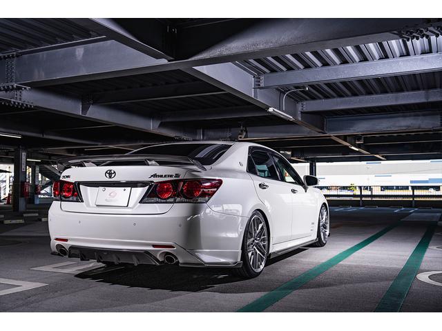 クラウン アスリートS-T SILKBLAZE現車デモカー 雑誌掲載車両 フルエアロF SD R ウイング RSR車高調Besti FAVORE20アルミ パドル クルコン フルセグTV Bluetooth Bカメラ ETC(58枚目)