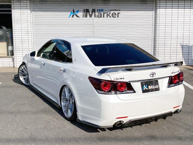 クラウン アスリートS-T SILKBLAZE現車デモカー 雑誌掲載車両 フルエアロF SD R ウイング RSR車高調Besti FAVORE20アルミ パドル クルコン フルセグTV Bluetooth Bカメラ ETC(68枚目)