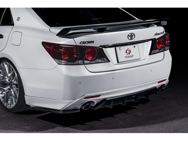 クラウン アスリートS-T SILKBLAZE現車デモカー 雑誌掲載車両 フルエアロF SD R ウイング RSR車高調Besti FAVORE20アルミ パドル クルコン フルセグTV Bluetooth Bカメラ ETC(77枚目)