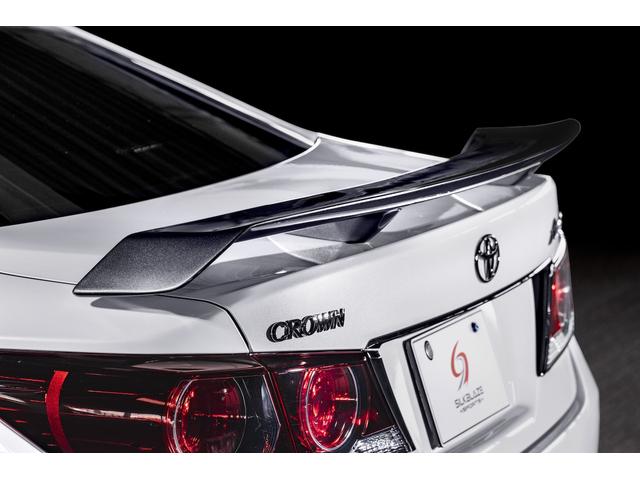 クラウン アスリートS-T SILKBLAZE現車デモカー 雑誌掲載車両 フルエアロF SD R ウイング RSR車高調Besti FAVORE20アルミ パドル クルコン フルセグTV Bluetooth Bカメラ ETC(78枚目)