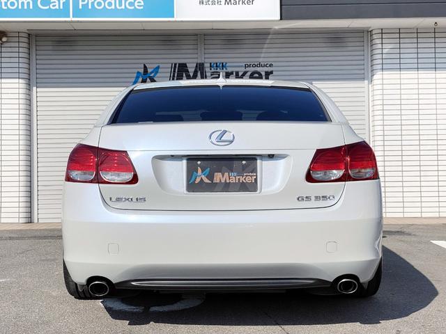 ＧＳ ＧＳ３５０　ユーザー買取車　ＭＡＶＥＲＩＣＫ２０ｉｎｃｈアルミ　フルタップ車高調　革調シートカバー　クルーズコントロール　リアスモーク施工　バックカメラ　ＥＴＣ（6枚目）