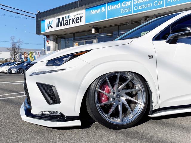 ＮＸ ＮＸ３００　Ｆスポーツ　公認車　禁煙車　ＡＲＴＩＳＡＮフルエアロ　ＯＶフェンダー　ＷＯＲＫグノーシス２１ＡＷ　ＡｉｒＦｏｒｃｅエアサス　Ｔ－ＤＥＭＡＮＤアーム　Ｆガラスオーロラ　ＳＲ　３眼ＬＥＤヘッド　赤黒本革ＰＷシート（14枚目）