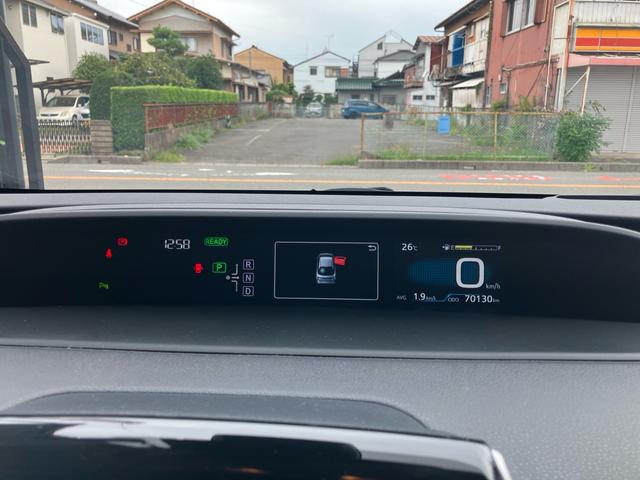 プリウス Sセーフティプラス エアコン パワーステアリング パワーウィンドウ 運転席エアバッグ 助手席エアバッグ 盗難防止システム 衝突安全ボディ スマートキー(41枚目)