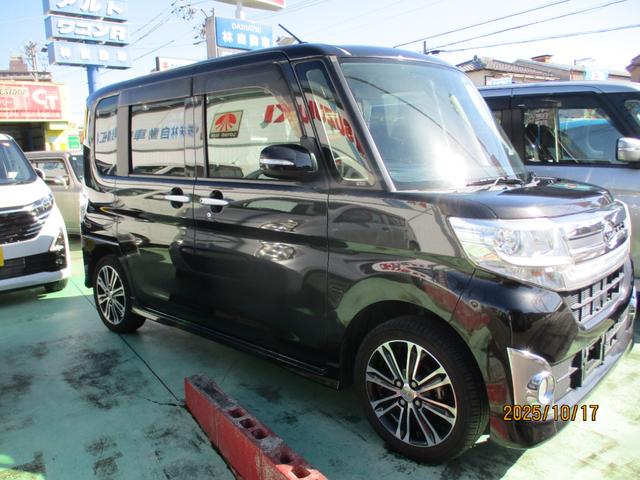 タント カスタムＲＳ　ワンオーナー車・カーナビ・バックカメラ・パワステ・両側電動スライドドア・プッシュスタート・オートエアコン・ドアミラーウインカー・ターボ車（3枚目）