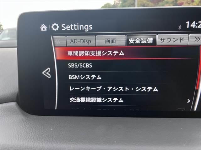 ＣＸ－８ ＸＤプロアクティブ　Ｓパッケージ　黒本革シート　ＢＯＳＥスピーカー　全方位モニター　レーダークルーズコントロール　シートヒーター　禁煙車　衝突軽減ブレーキ　純正ＳＤナビ　電動リアゲート　パワーシート　Ｂｌｕｅｔｏｏｔｈ　フルセグＴＶ（8枚目）