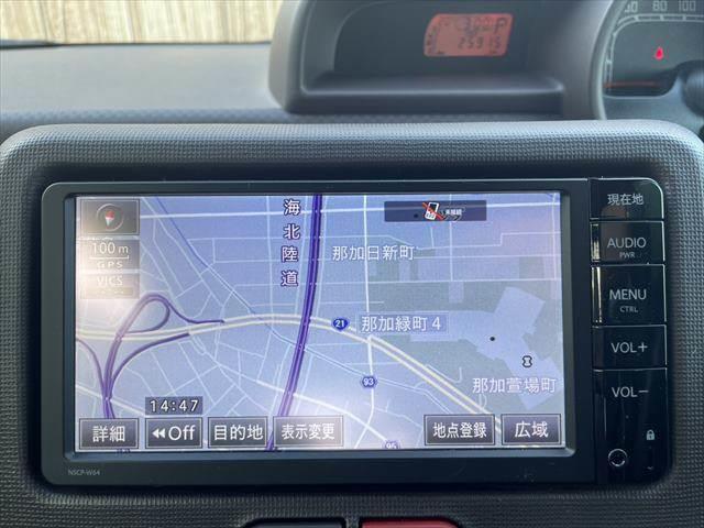 スペイド Ｘ　純正ＳＤナビ　パワースライドドア　スマートキー　Ｂｌｕｅｔｏｏｔｈ　ＥＴＣ　禁煙車　地デジＴＶ　ワンオーナー　電動格納ミラー　横滑り防止装置　パワーステアリング　パワーウィンドウ（4枚目）