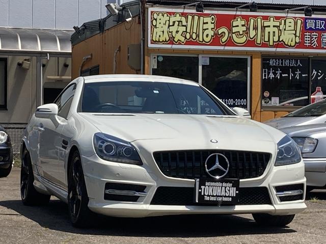 ＳＬＫ ＳＬＫ２００　ＡＭＧスポーツパッケージ　カスタム　Ｒ１７２／Ｋ０２仕様／ＡＭＧスポーツパッケージ／自社制作カスタム車／ＡＭＧホイールブラック塗装／リアウイング新品／ＡＴＦ交換済／デカール／パナメリカーナブラック新品／バリオルーフ／ヘッドライト研磨済（9枚目）