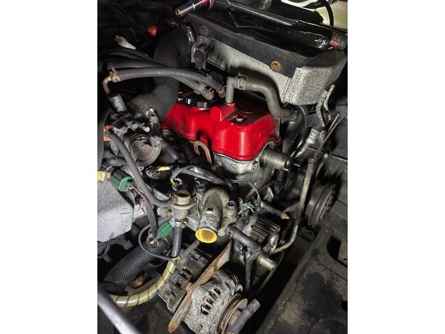 ジムニー ＨＣ　ＪＢ６４全塗装／増しリーフリフトアップ／ＬＥＤヘッドライト／ＬＥＤテールランプ／縞板ドアトリム／タイミングベルト交換済／圧縮測定済／オープンカントリーＭＴ／ＷＯＲＫ１６インチ／ディープコーンハンドル（3枚目）