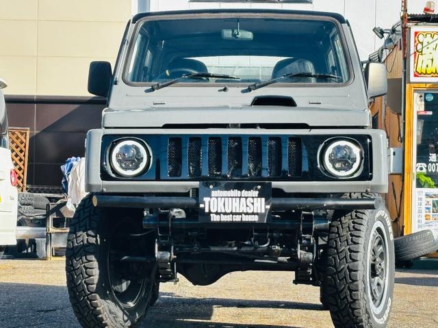 ジムニー ＨＣ　ＪＢ６４全塗装／増しリーフリフトアップ／ＬＥＤヘッドライト／ＬＥＤテールランプ／縞板ドアトリム／タイミングベルト交換済／圧縮測定済／オープンカントリーＭＴ／ＷＯＲＫ１６インチ／ディープコーンハンドル（8枚目）