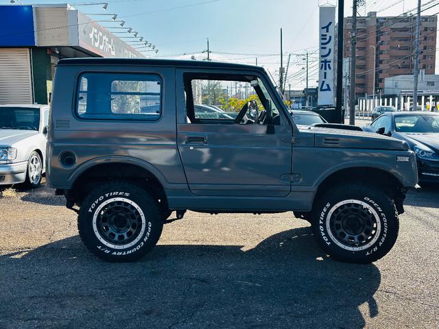 ジムニー ＨＣ　ＪＢ６４全塗装／増しリーフリフトアップ／ＬＥＤヘッドライト／ＬＥＤテールランプ／縞板ドアトリム／タイミングベルト交換済／圧縮測定済／オープンカントリーＭＴ／ＷＯＲＫ１６インチ／ディープコーンハンドル（11枚目）