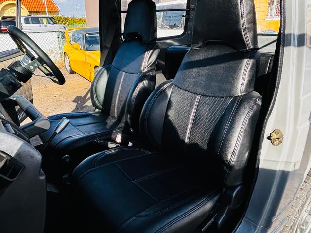 ジムニー ＨＣ　ＪＢ６４全塗装／増しリーフリフトアップ／ＬＥＤヘッドライト／ＬＥＤテールランプ／縞板ドアトリム／タイミングベルト交換済／圧縮測定済／オープンカントリーＭＴ／ＷＯＲＫ１６インチ／ディープコーンハンドル（44枚目）