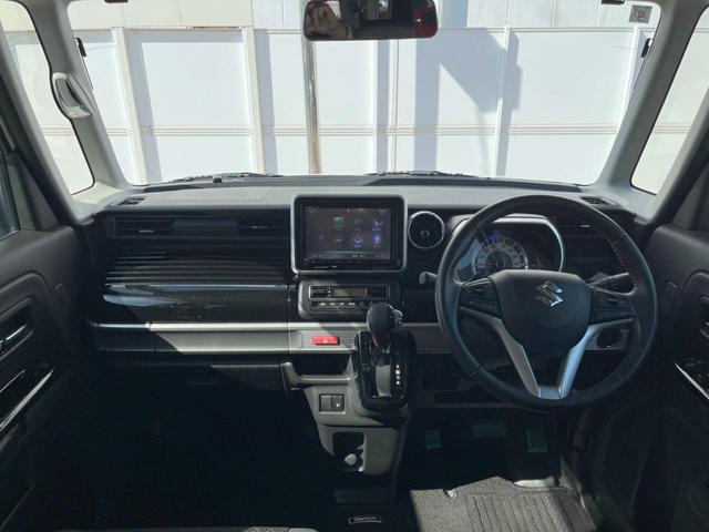 スペーシアカスタム ハイブリッドXSターボ 両側電動ドア 純正SDナビ バックカメラ 衝突被害軽減システム レーダークルーズ ハーフレザーシート シートヒーター コーナーセンサー スマートキー LEDヘッド ビルトインETC オートハイビーム(2枚目)