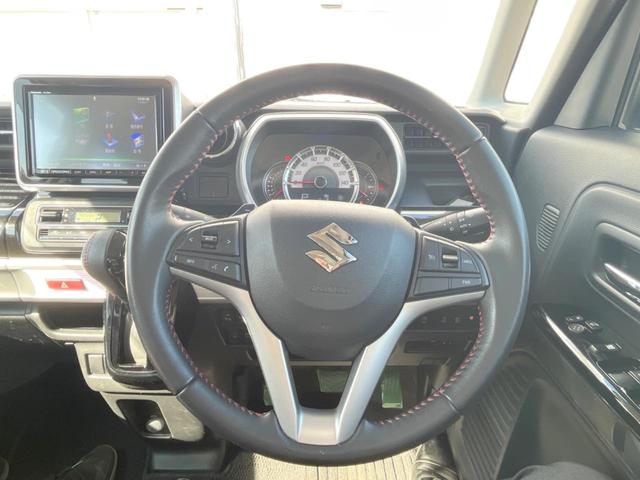 スペーシアカスタム ハイブリッドXSターボ 両側電動ドア 純正SDナビ バックカメラ 衝突被害軽減システム レーダークルーズ ハーフレザーシート シートヒーター コーナーセンサー スマートキー LEDヘッド ビルトインETC オートハイビーム(11枚目)